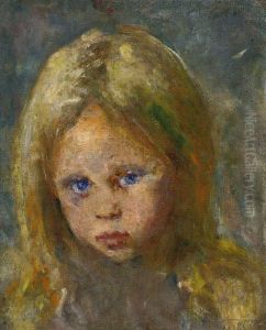 Girl's Head by Edvard Munch