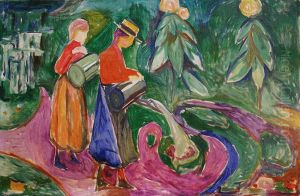 Girls Watering Flowers (The Freia Frieze IV) Girls Watering Flowers (The Freia Frieze IV)