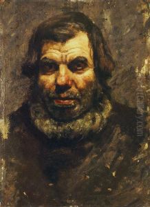 Head of an Old Man with Beard by Edvard Munch