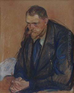 Portrait of Helge Backstrom by Edvard Munch