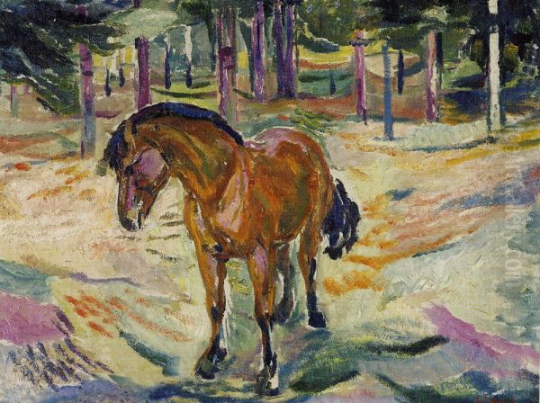 Horse in Landscape - view 1