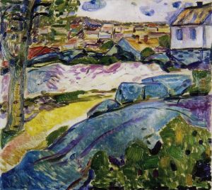 House in Kragero by Edvard Munch
