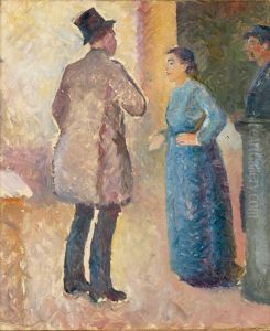 In the Cafe by Edvard Munch