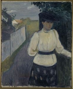 Inger in a White Blouse by Edvard Munch