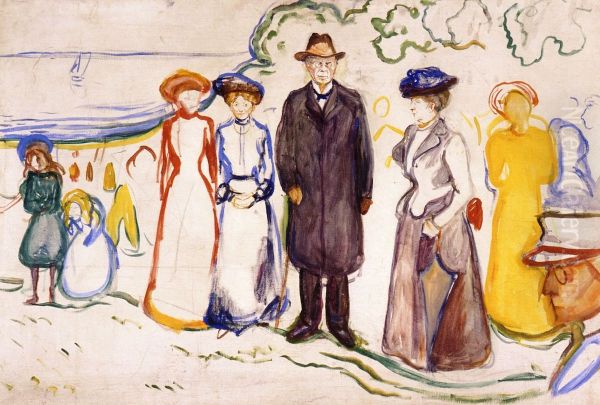 Jonas Lie with his Family - view 1