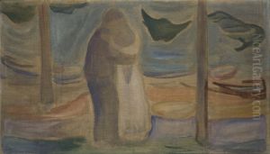 Kiss on the Beach (The Reinhardt Frieze) by Edvard Munch