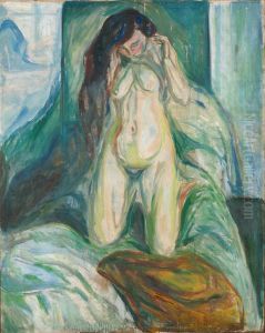 Kneeling Nude by Edvard Munch