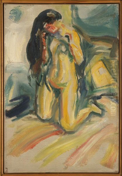 Kneeling Nude - view 1