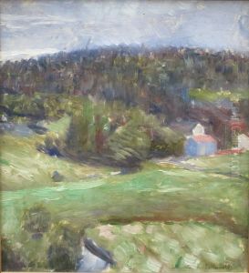 Landscape by Edvard Munch