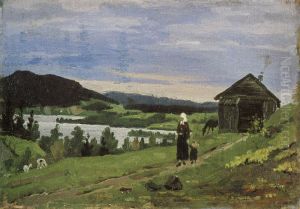 Landscape with Woman and Child Landscape with Woman and Child
