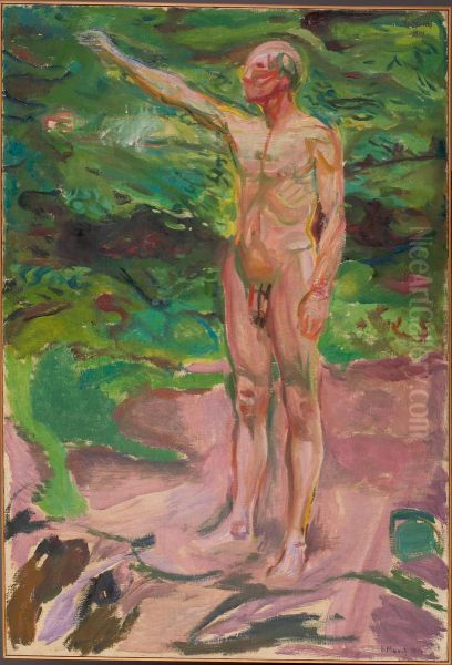 Male Nude in the Woods - view 1