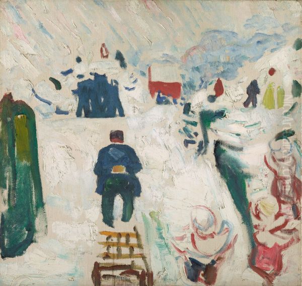 Man with a Sledge - view 1