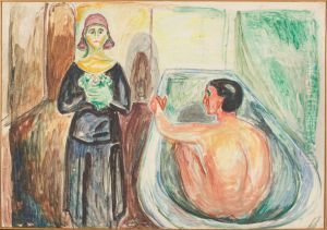 Marat in the Bath and Charlotte Corday by Edvard Munch