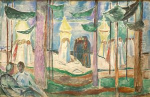 Meeting on the Beach by Edvard Munch