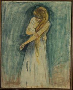 Model Scratching her Arm by Edvard Munch