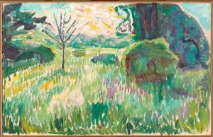 Morning in the Garden by Edvard Munch