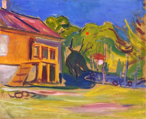 Munch's House in Asgardstrand - view 1