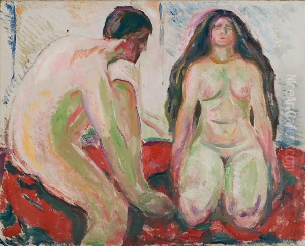 Naked Man and Woman - view 1