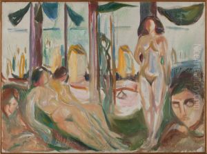 Naked Women by the Sea by Edvard Munch