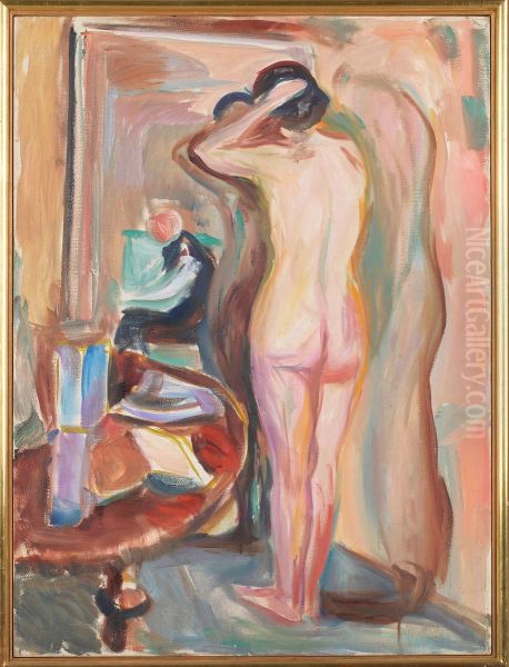 Nude in Front of the Mirror - view 1