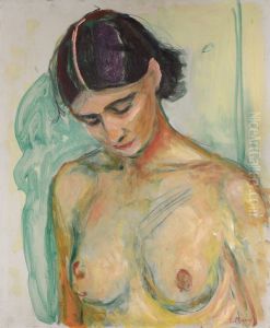 Nude with Bowed Head by Edvard Munch