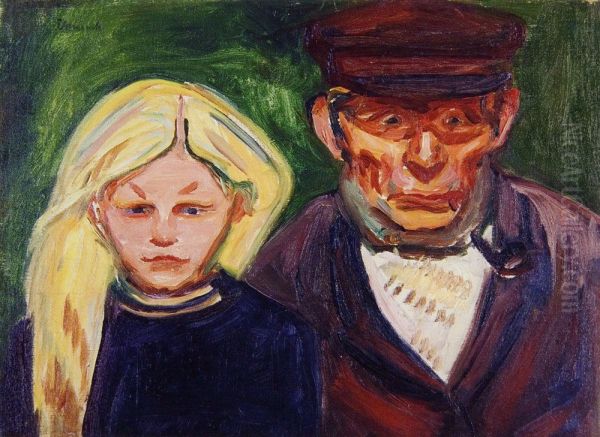 Old Fisherman and his Daughter - view 1