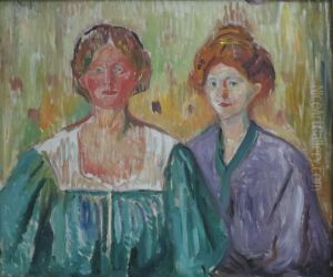 Olga and Rosa Meissner by Edvard Munch