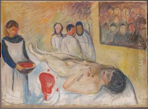 On the Operating Table by Edvard Munch