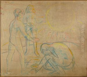 People in Sunlight by Edvard Munch