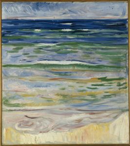 Seascape from Warnemunde by Edvard Munch
