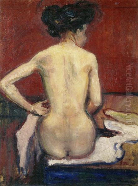 Seated Nude with her Back Turned - view 1