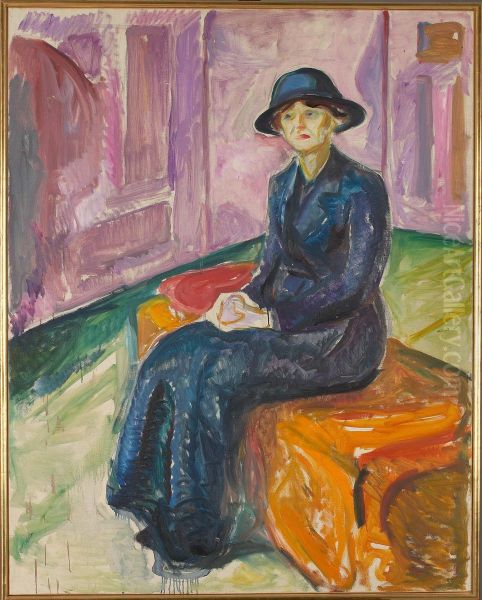 Seated on a Suitcase - view 1