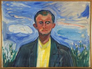 Self-Portrait against a Blue Sky