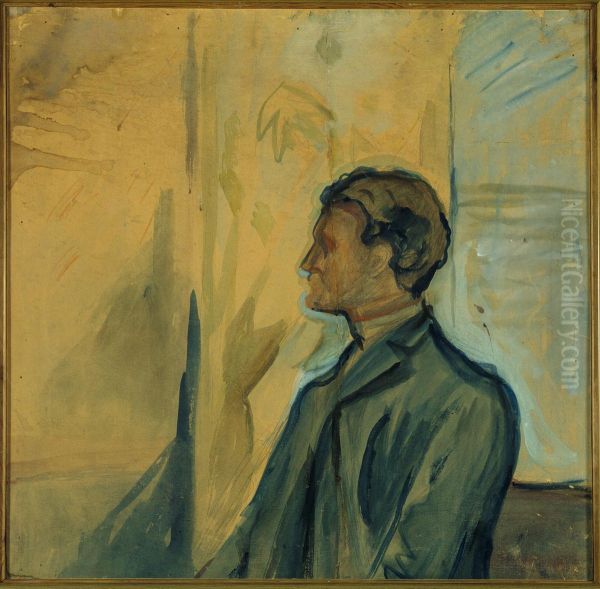 Self-Portrait in Profile - view 1