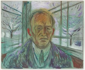 Self-Portrait on the Glass Veranda