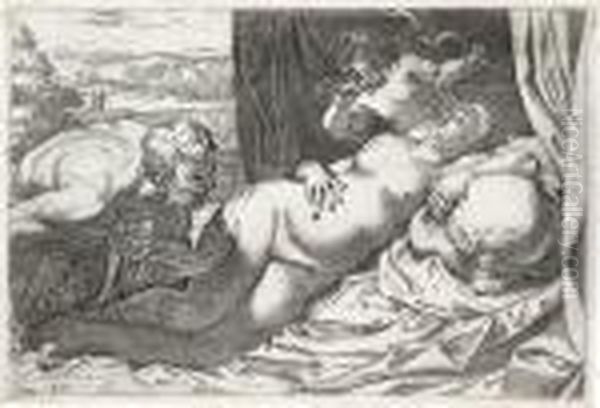 Jupiter And Antiope - view 1