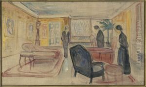 Set Design for Henrik Ibsen's Ghosts by Edvard Munch