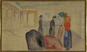 Set Design for Henrik Ibsen's Ghosts by Edvard Munch