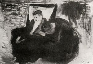 Set Design for Henrik Ibsen's "Ghosts" by Edvard Munch