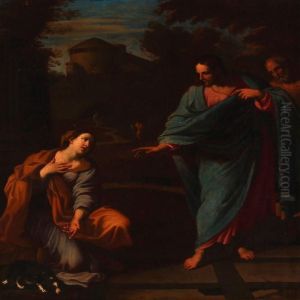The Canaanite Woman Kneeling Before Christ Asking For Help To Heal Her Daughter