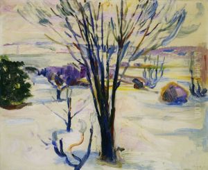 Snow by Edvard Munch