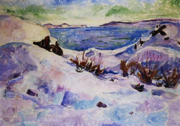 Snow Landscape from Kragero - view 1