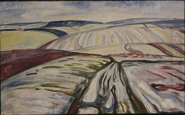 Snow Landscape, Thuringen - view 1