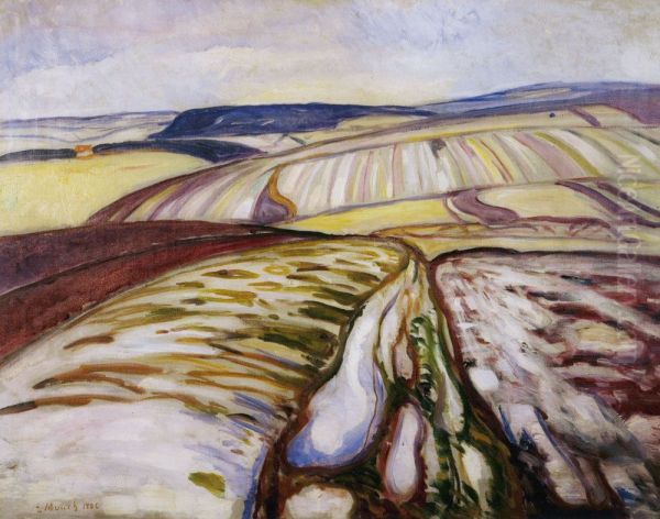 Snow Landscape, Thuringen - view 1
