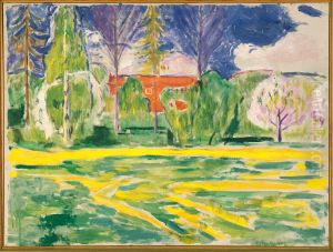 Spring at Ekely by Edvard Munch
