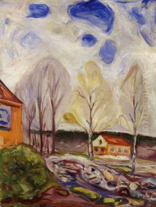 Spring in Asgardstrand by Edvard Munch