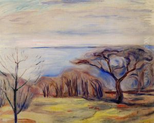 Spring Landscape by Edvard Munch