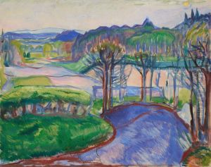 Spring Landscape by Edvard Munch