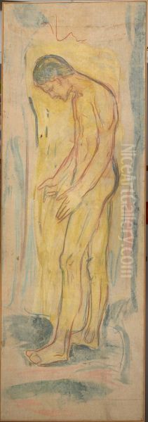 Standing Naked Man. The Source - view 1