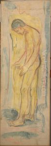 Standing Naked Man. The Source by Edvard Munch